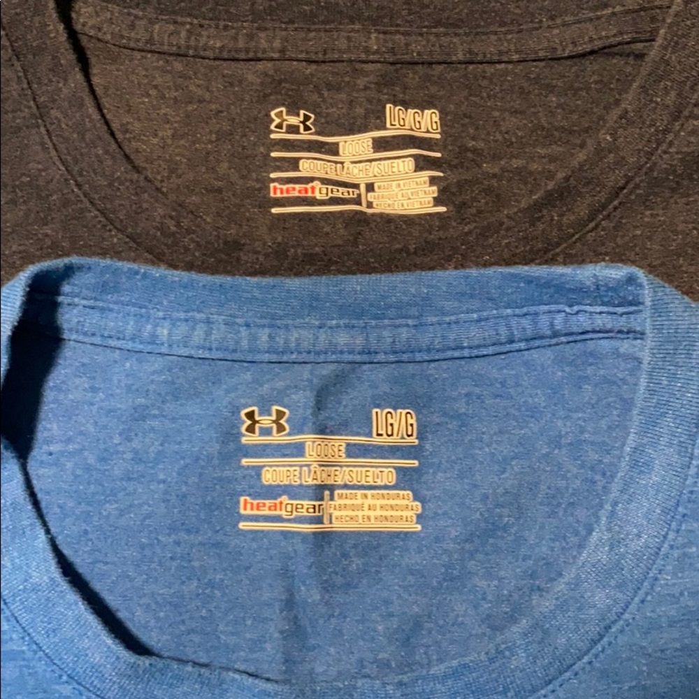 Two Under Armour Tees - Picture 4 of 4